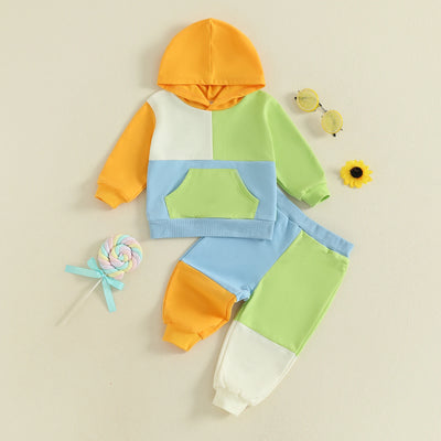 COLOR BLOCK Hoody Outfit