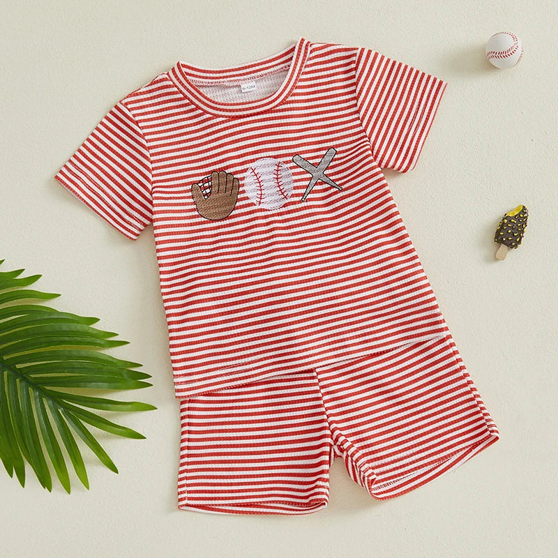 BASEBALL Striped Outfit