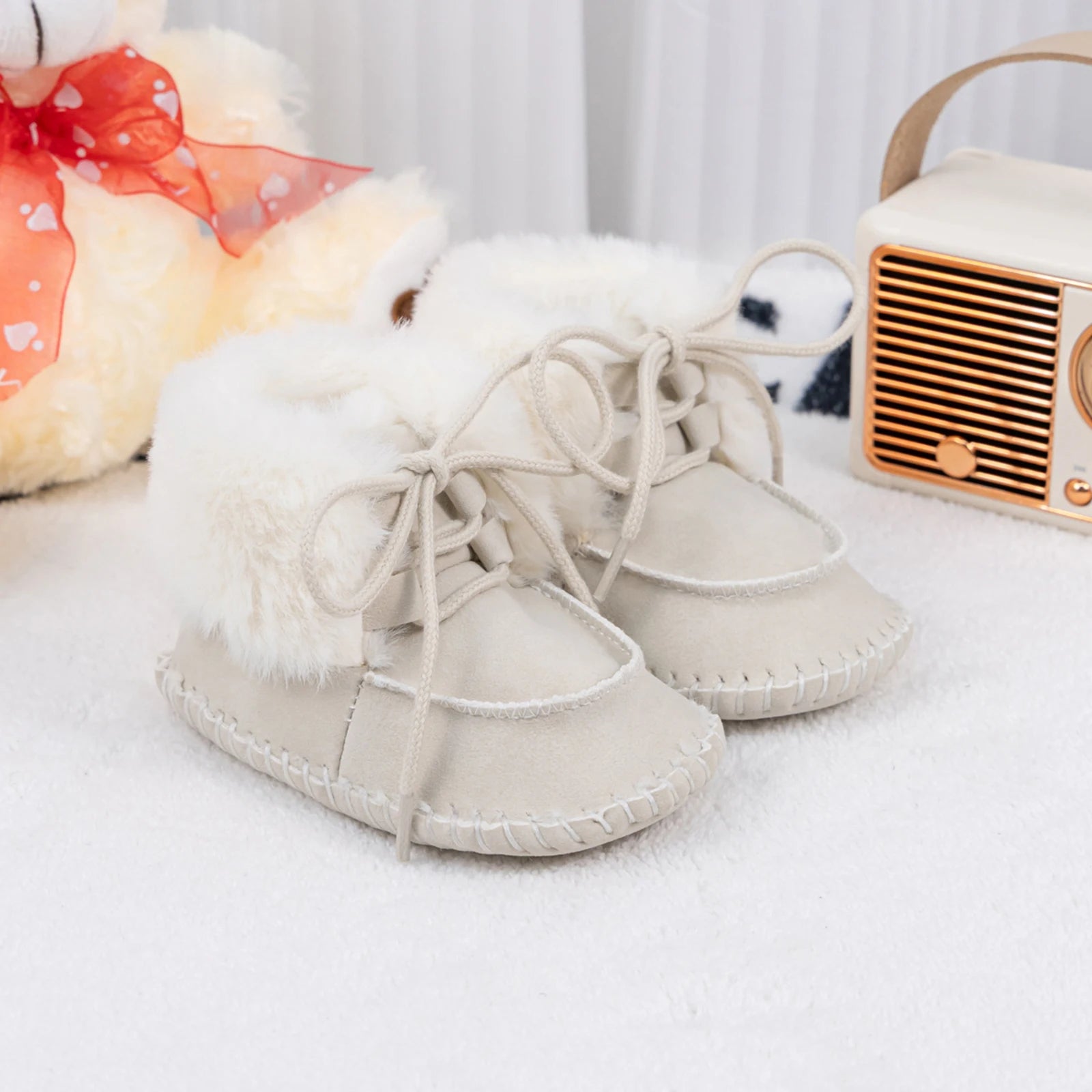AVERY Faux Fur Booties