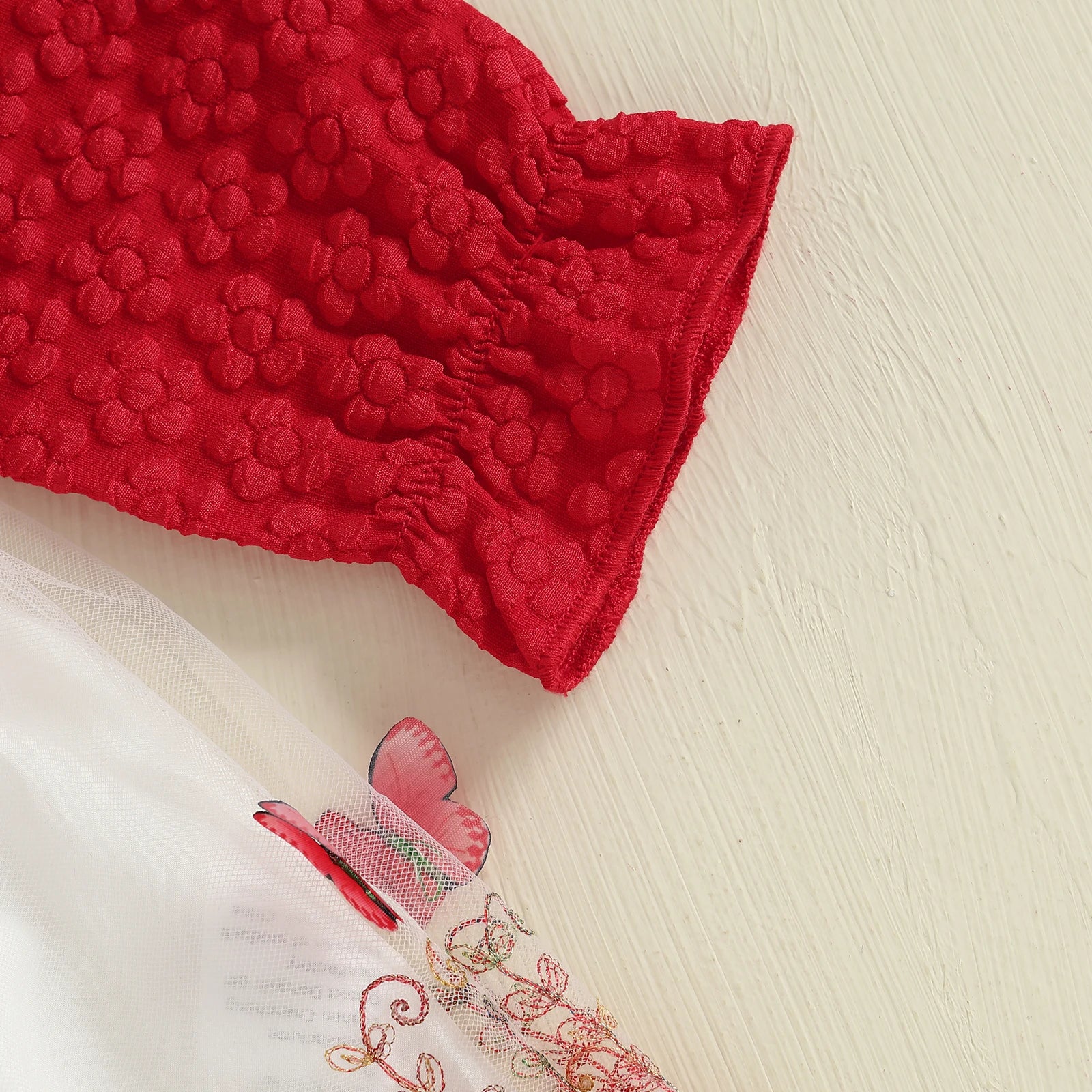 BUTTERFLIES Red Dress