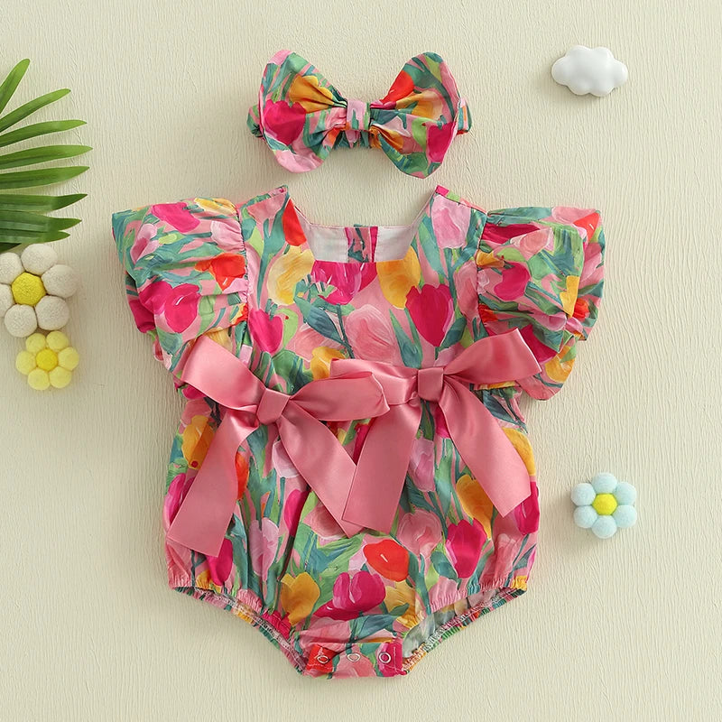 TULIP Bowtie Romper