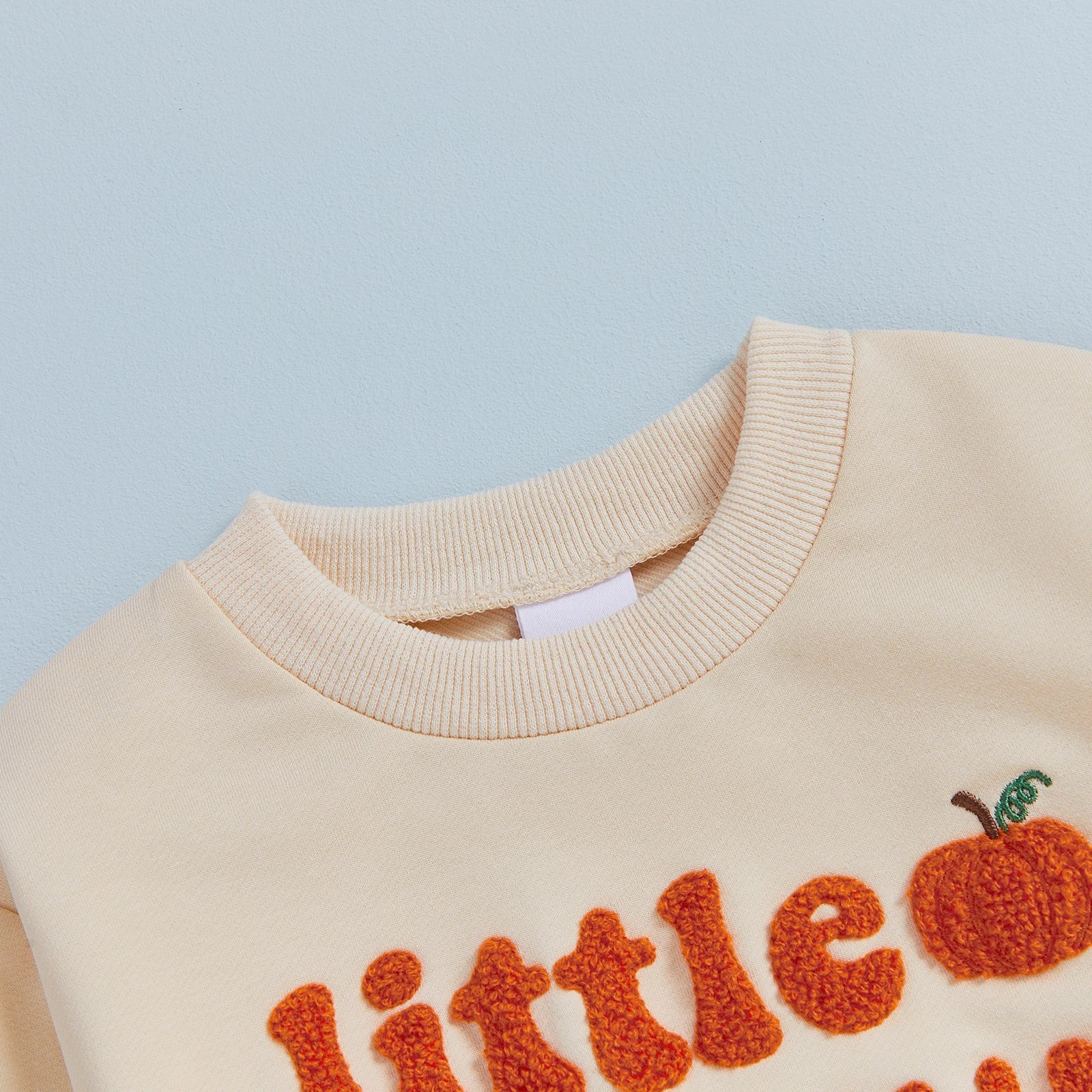 LITTLE PUMPKIN Plush Long-Sleeve Onesie