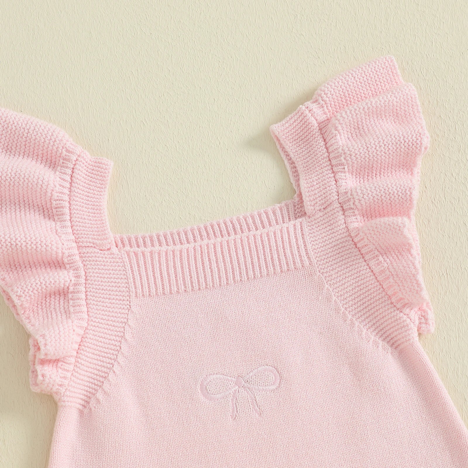 ALLISON Knitted Ruffle Romper