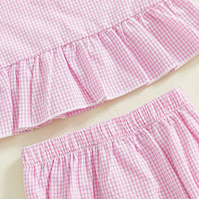 MARLEY Collared Ruffle Outfit