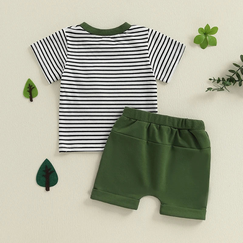 TRACTOR Striped Summer Outfit