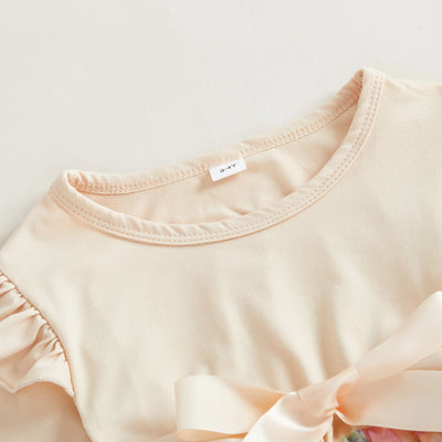 GOLDEN BUTTERFLIES Layered Dress