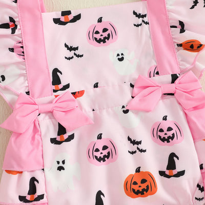 HAPPY LITTLE PUMPKIN Bowtie Romper