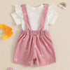 BOWTIE Corduroy Overall Outfit