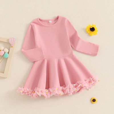 EVERLY Floral Hem Dress