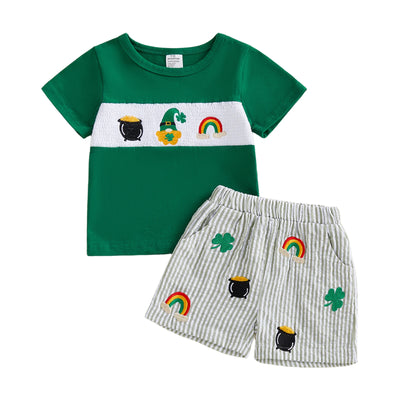 St. PATRICK'S DAY Striped Shorts Outfit