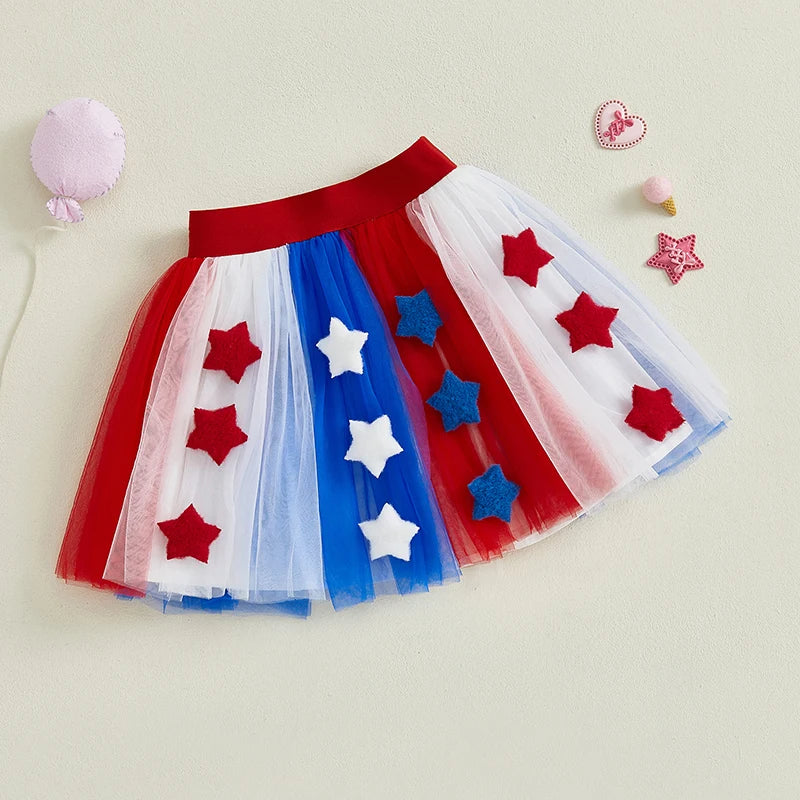 STARS & STRIPES Tulle Skirt