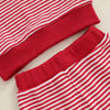 SANTA Striped Red Outfit