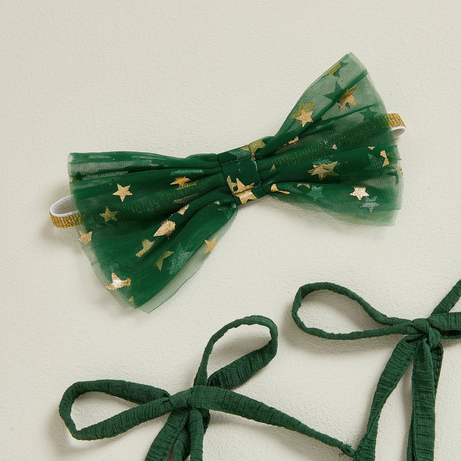 MY FIRST CHRISTMAS Sparkling Romper Dress