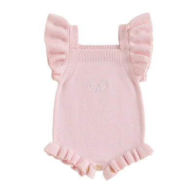 ALLISON Knitted Ruffle Romper