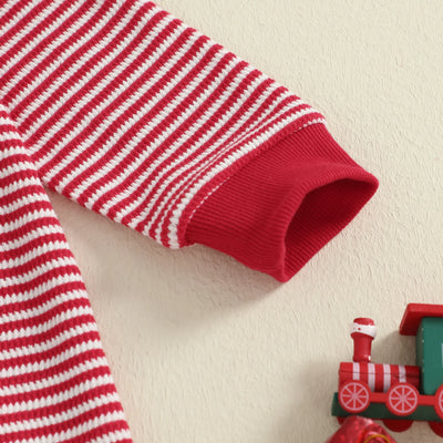 GINGERBREAD MAN Striped Jumpsuit