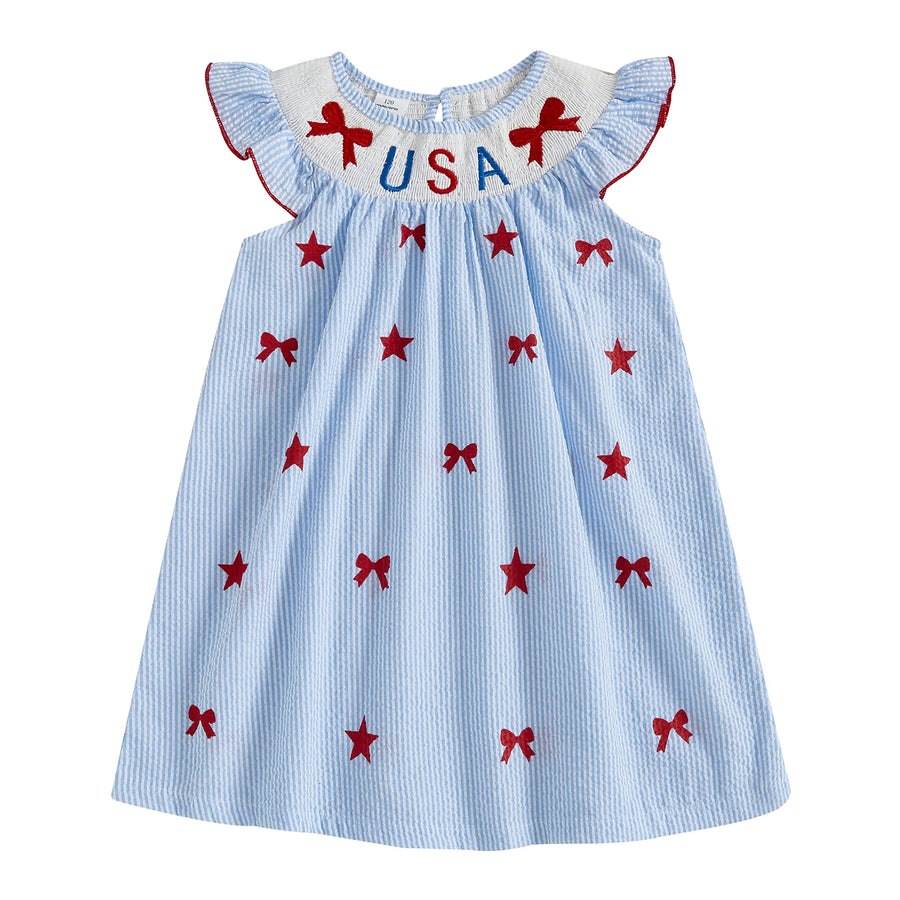 USA Stars & Bowties Dress