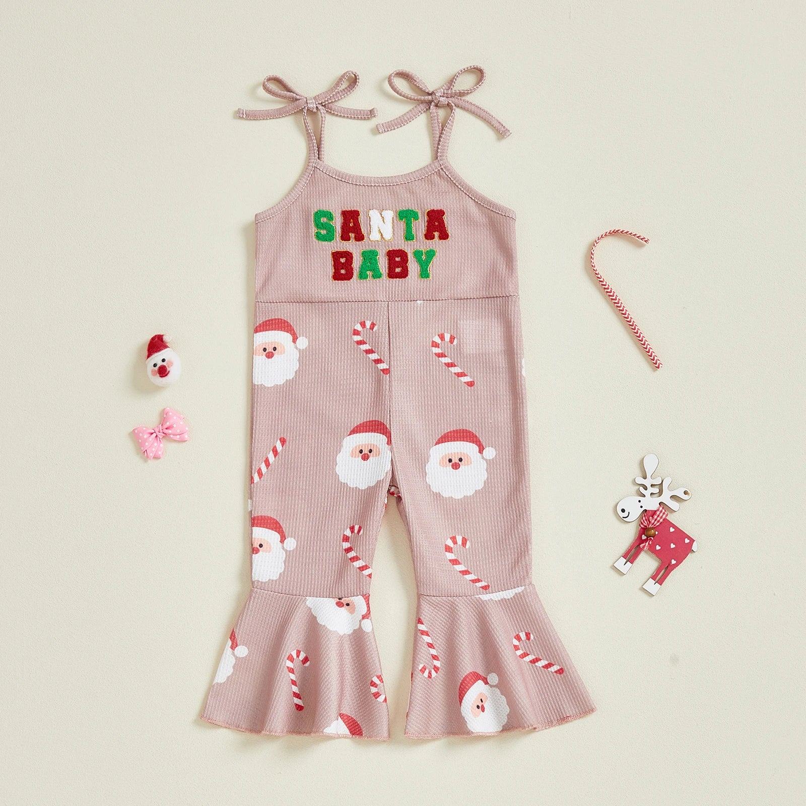 SANTA BABY Bellbottom Pull-on Jumpsuit
