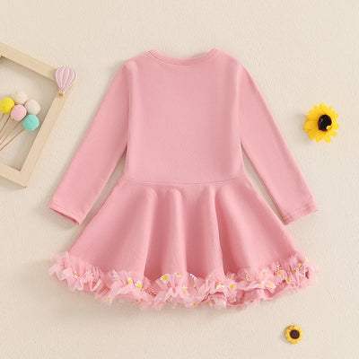 EVERLY Floral Hem Dress