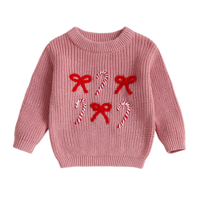 CANDY CANE Pink Knitted Sweater