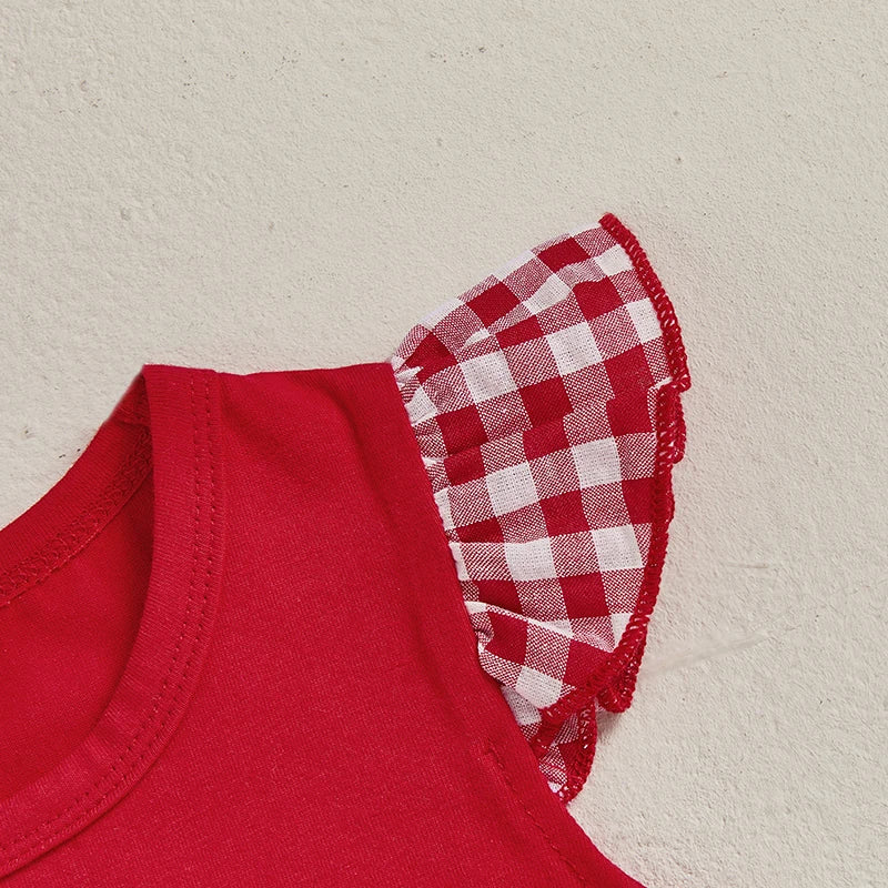 POPSICLE USA Checkered Outfit