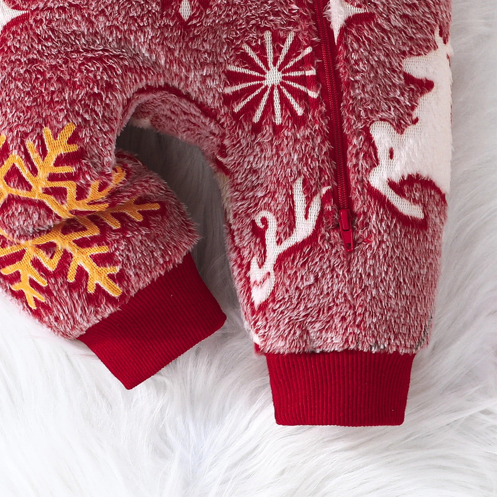 CHRISTMAS Plush Hoody Jumpsuit