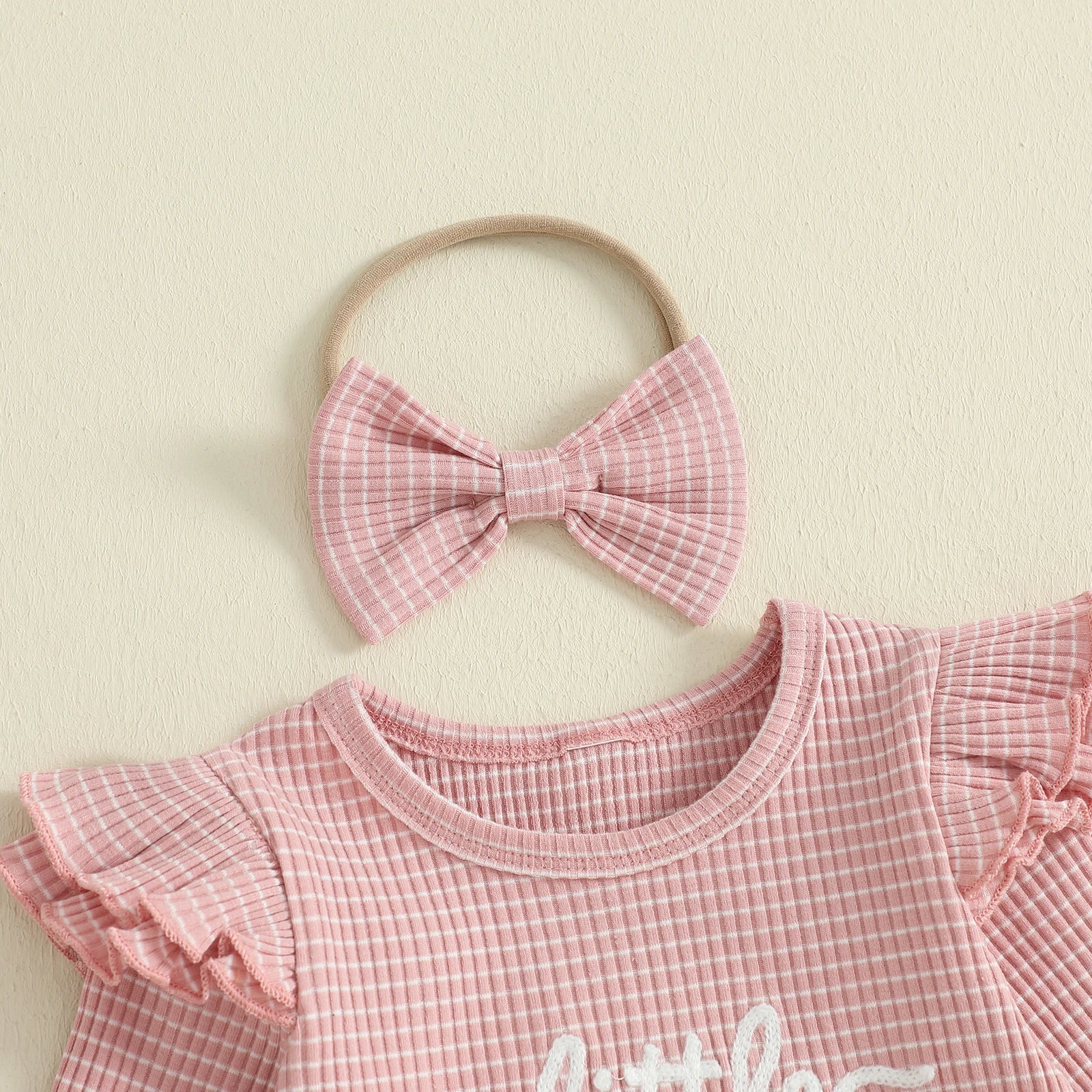 LITTLE SIS Striped Ruffle Outfit