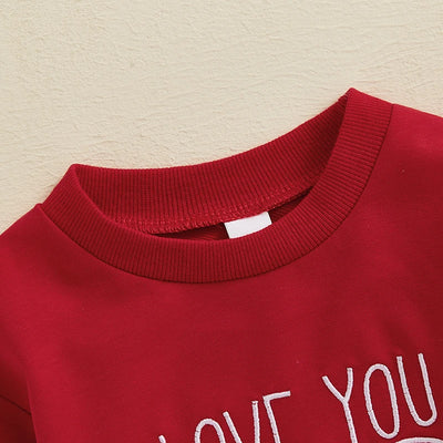 LOVE YOU MORE Long-Sleeve Onesie