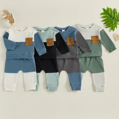 LENNY Color Block Pocket Outfit