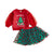 MERRY CHRISTMAS Polka Dot Skirt Outfit