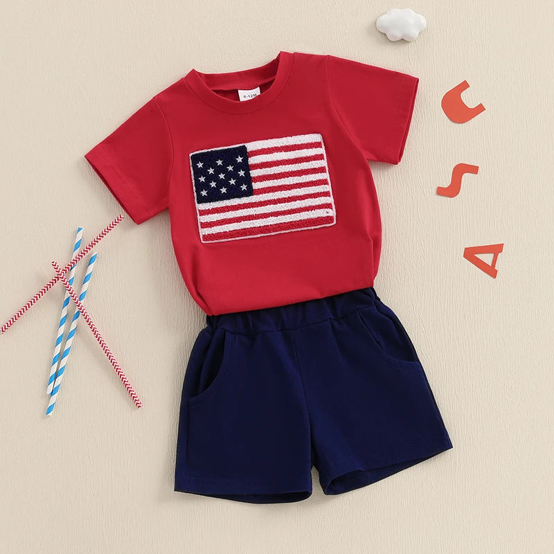 USA FLAG Plush Outfit
