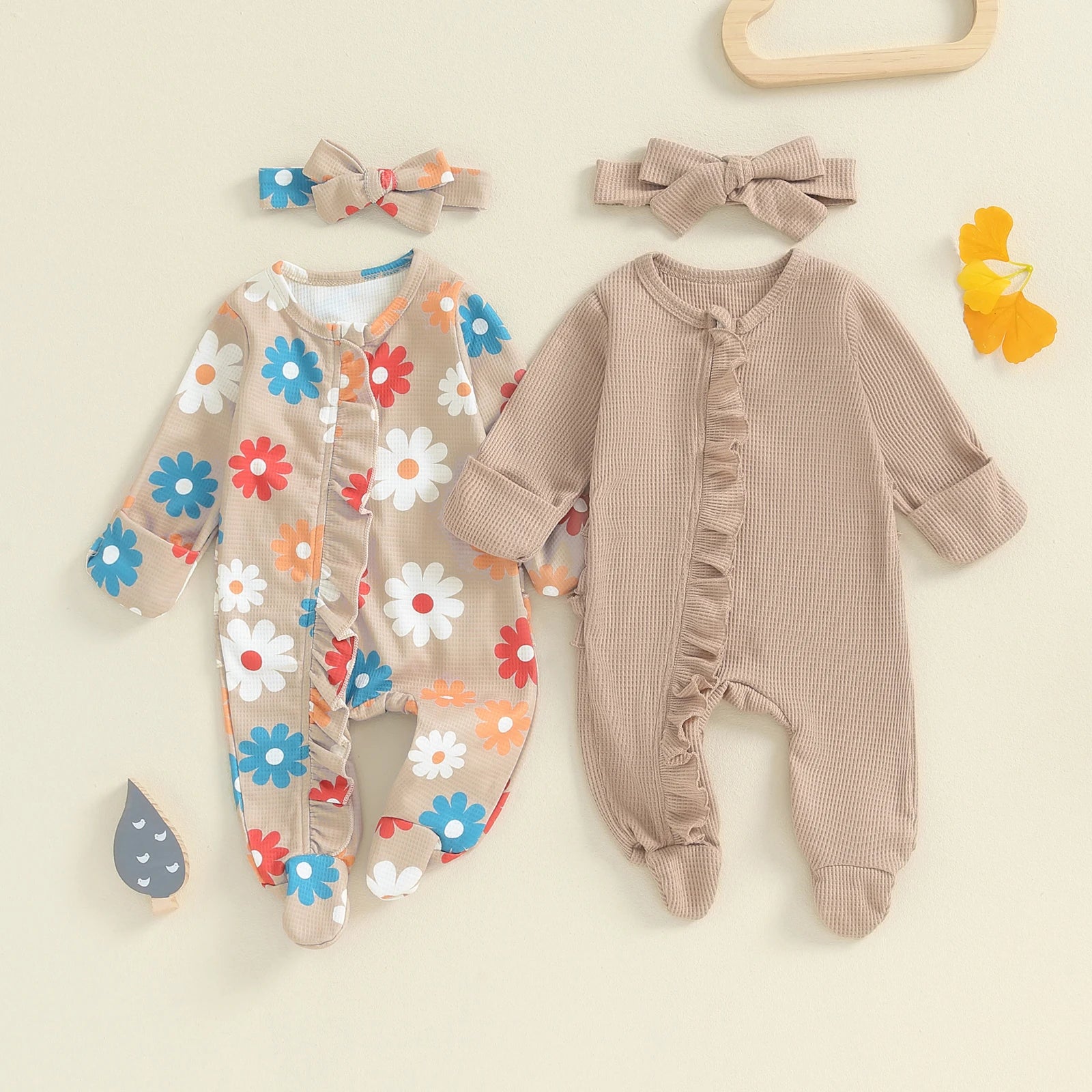 MIA Set of 2 Ruffle Jumpsuits