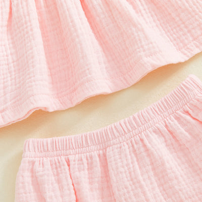 PENNY Smocked Muslin Summer Outfit