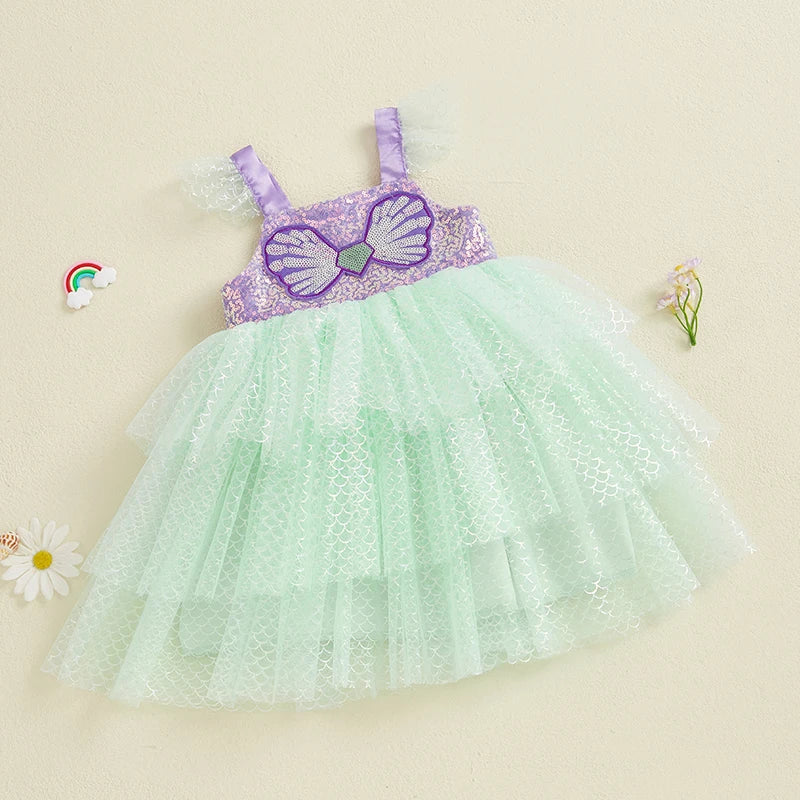 MERMAID Layered Tulle Dress