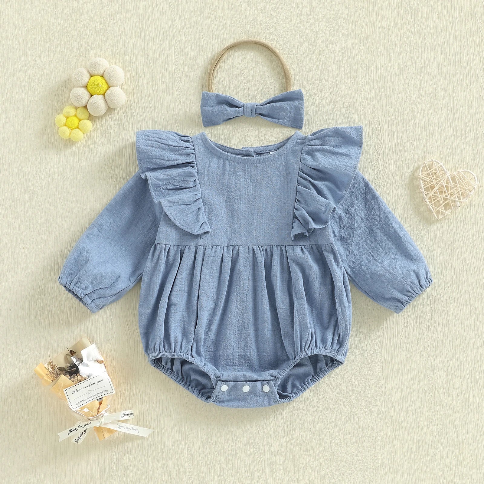 REBECCA Romper with Headband