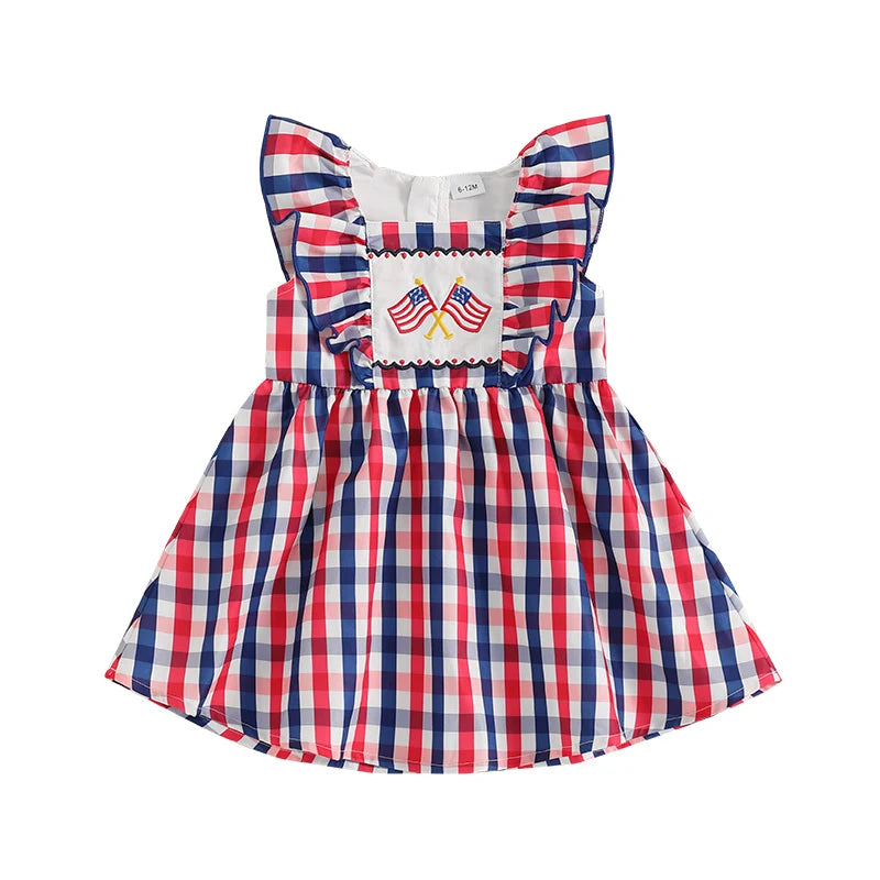 USA Plaid Dress