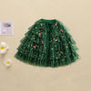 CHRISTMAS TREE Layered Cape