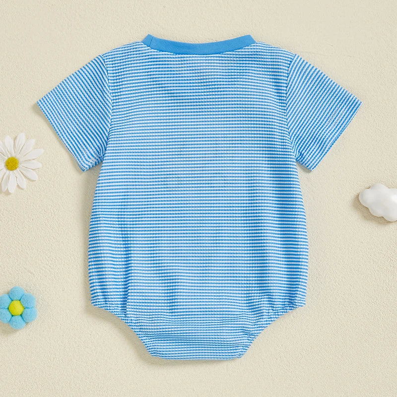 GOLF BUDDY Striped T-Shirt Romper