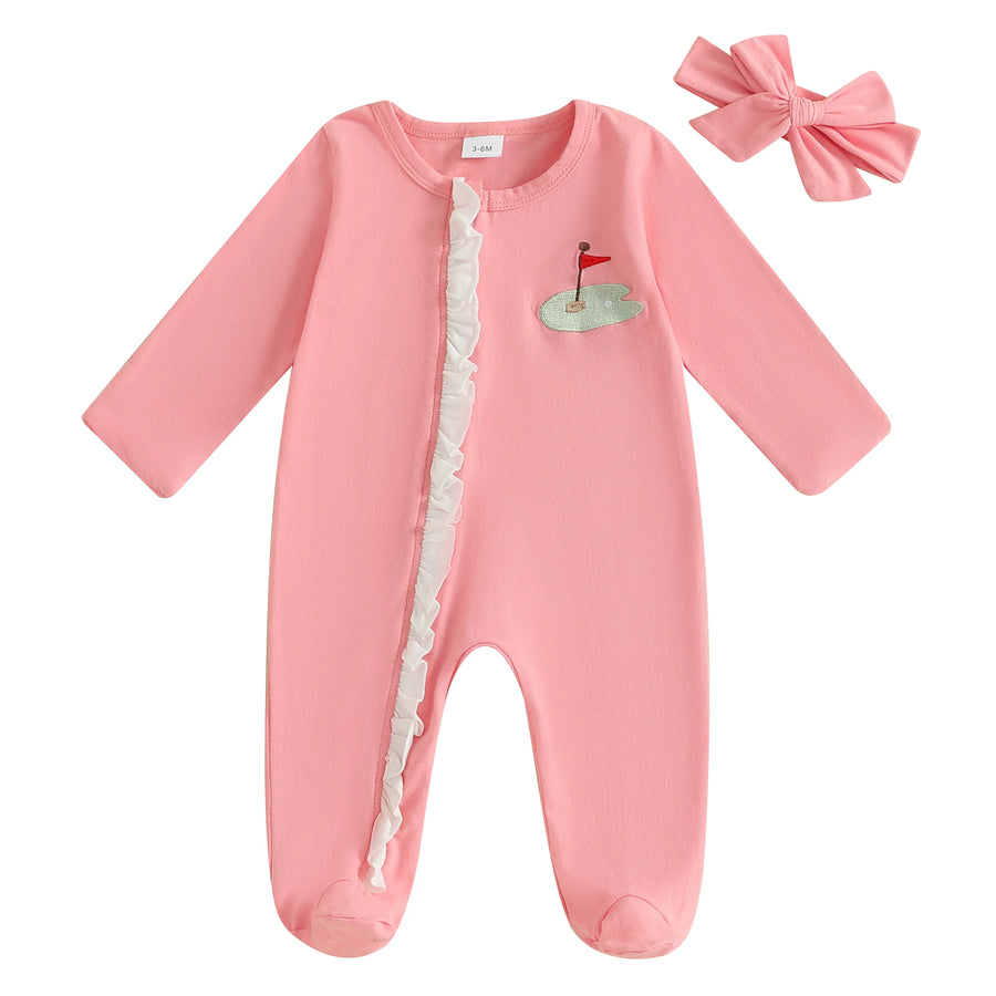 GOLF Pink Footed Jumpsuit