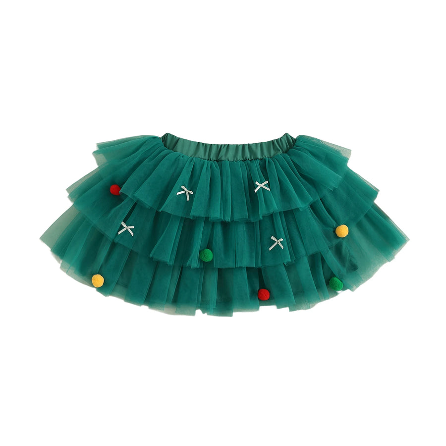 CHRISTMAS Layered Tulle Skirt