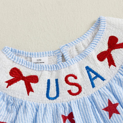 USA Stars & Bowties Dress