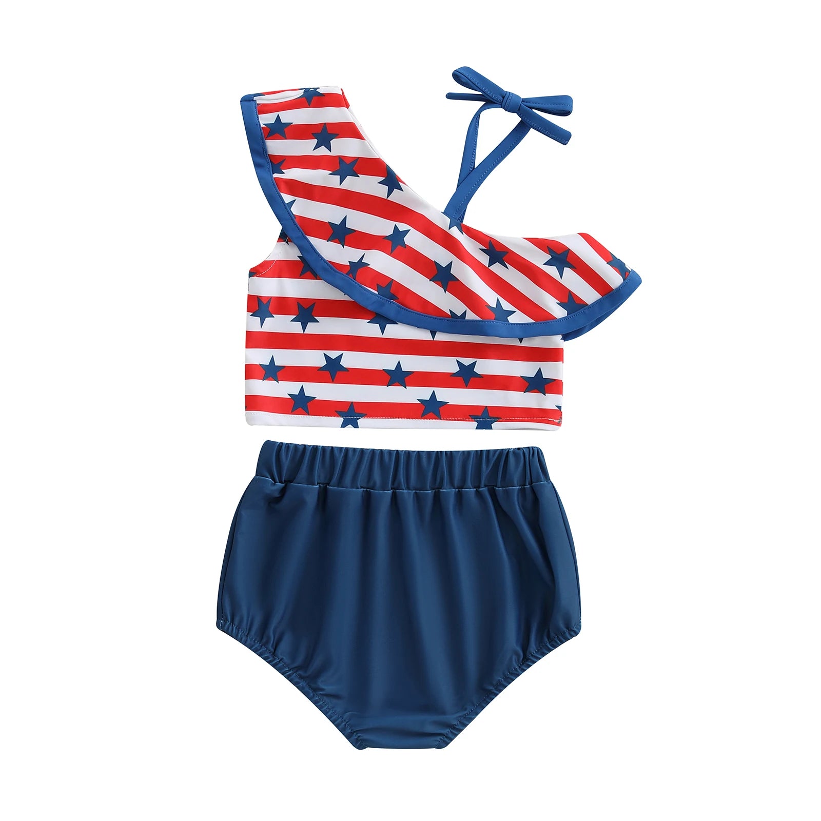 STARS & STRIPES Asymmetric Tankini