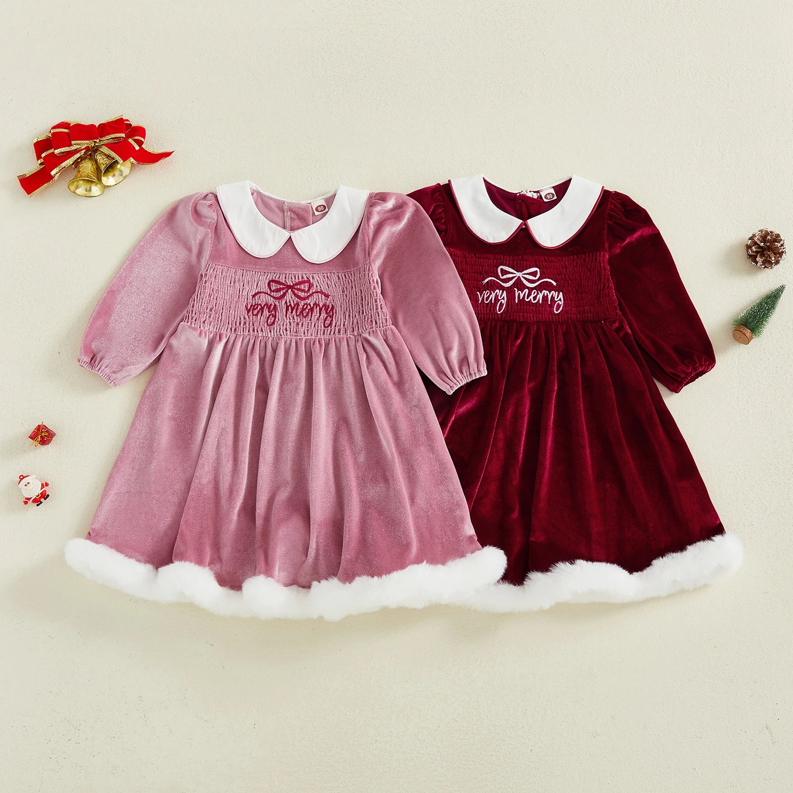 VERY MERRY Velvet Dress