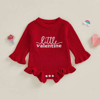 LITTLE VALENTINE Knitted Romper
