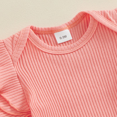 MILA Ruffle Sleeve Onesie