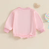 SWEETHEART Pink Long-Sleeve Onesie