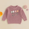 FLOWERS Knitted Sweater