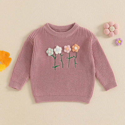 FLOWERS Knitted Sweater