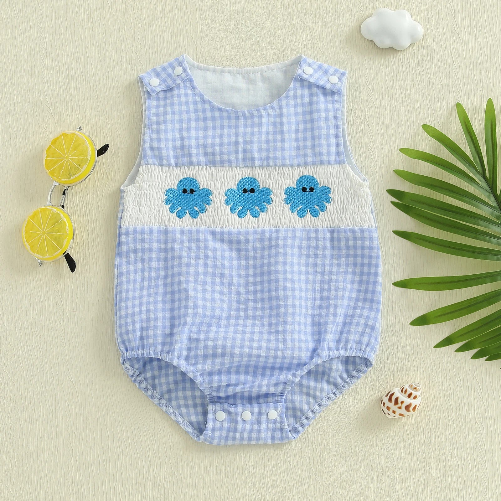 TURTLE Striped Romper