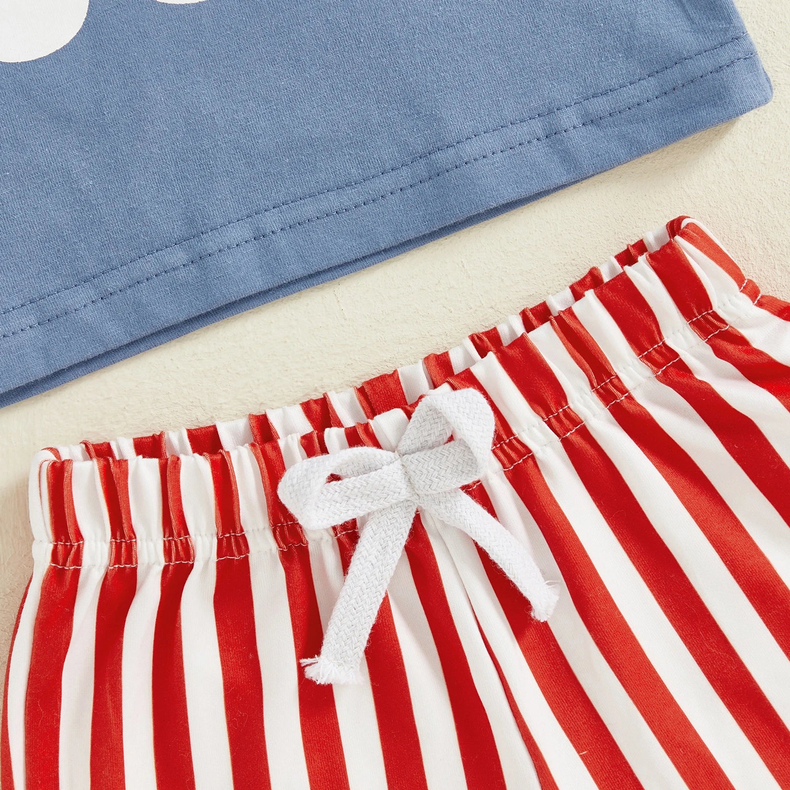 PARTY IN THE USA Striped Shorts Outfit