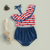 STARS & STRIPES Asymmetric Tankini